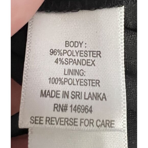 Robbie Bee Signature Womens 1X Multicolor Cowl Neck Dress Retro Artsy Lined - Picture 6 of 8